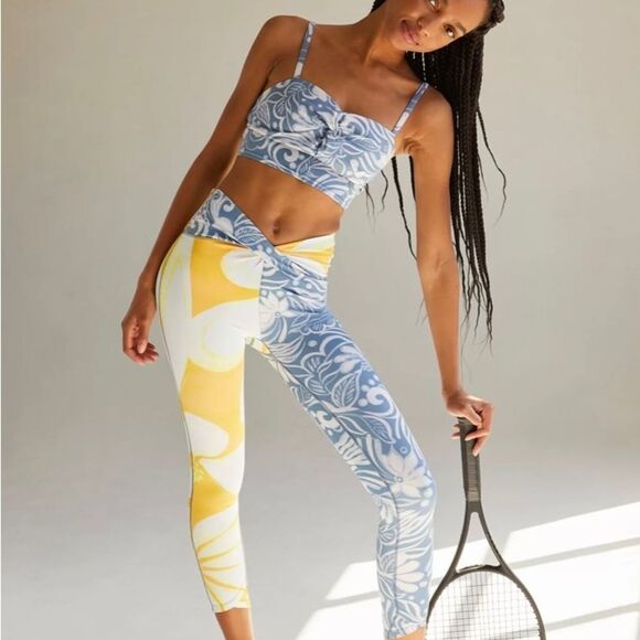 New Free People Movement Double Take printed Leggings size XS,S - Picture 1 of 13